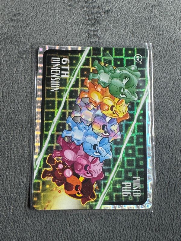 VeeFriends Super Stickers Spectacular Series 6th Dimension Poised Pug Insert