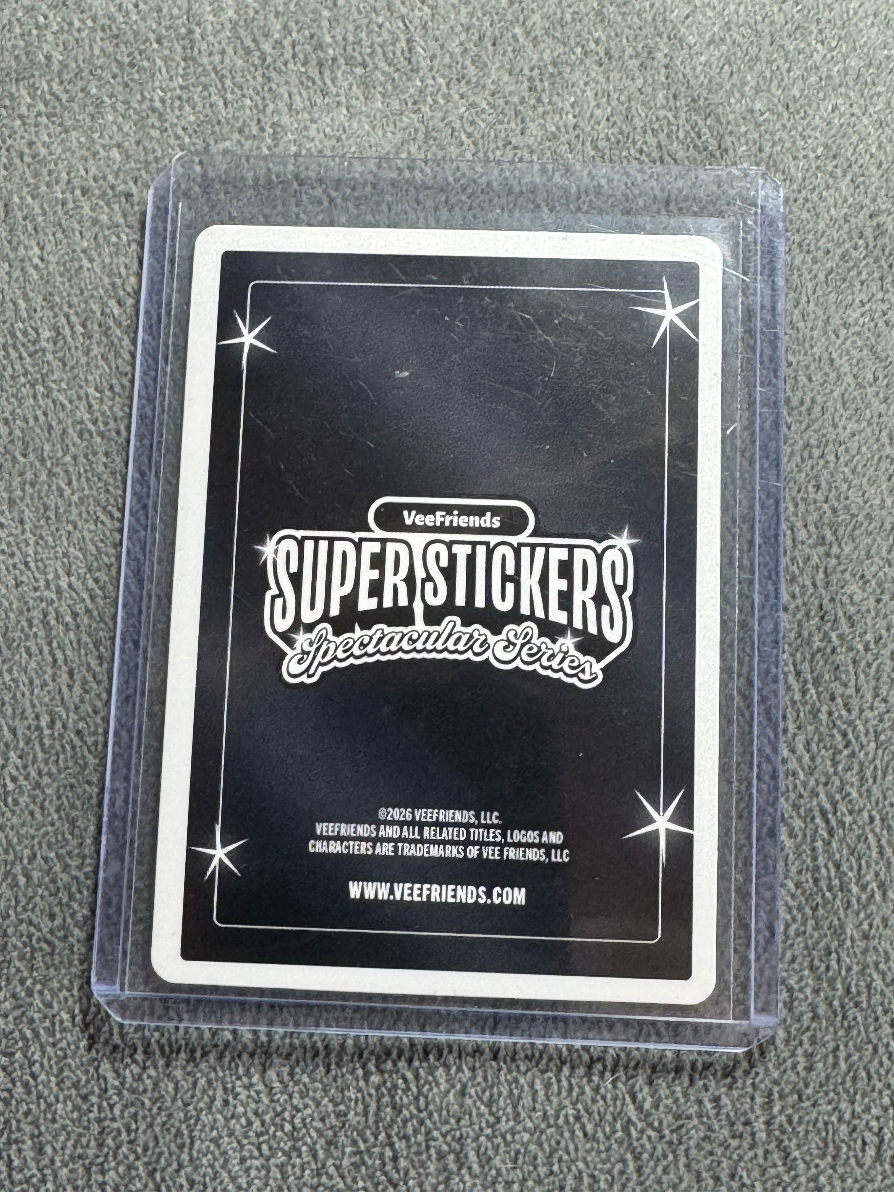 VeeFriends Super Stickers Spectacular Series GaryVee Bubble Gum / Lava Numbered 33/55