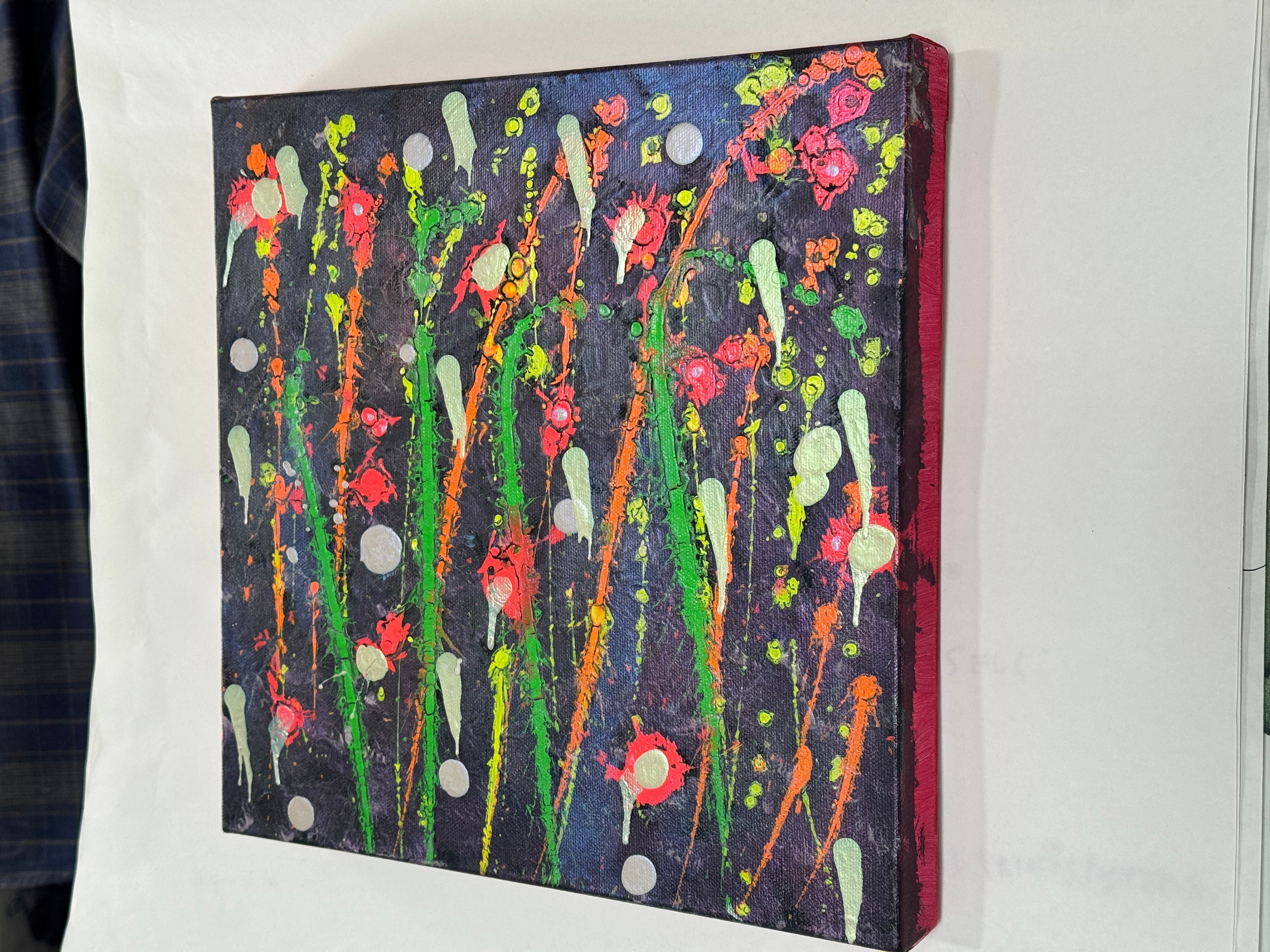 Neon Botanical Fever Dream