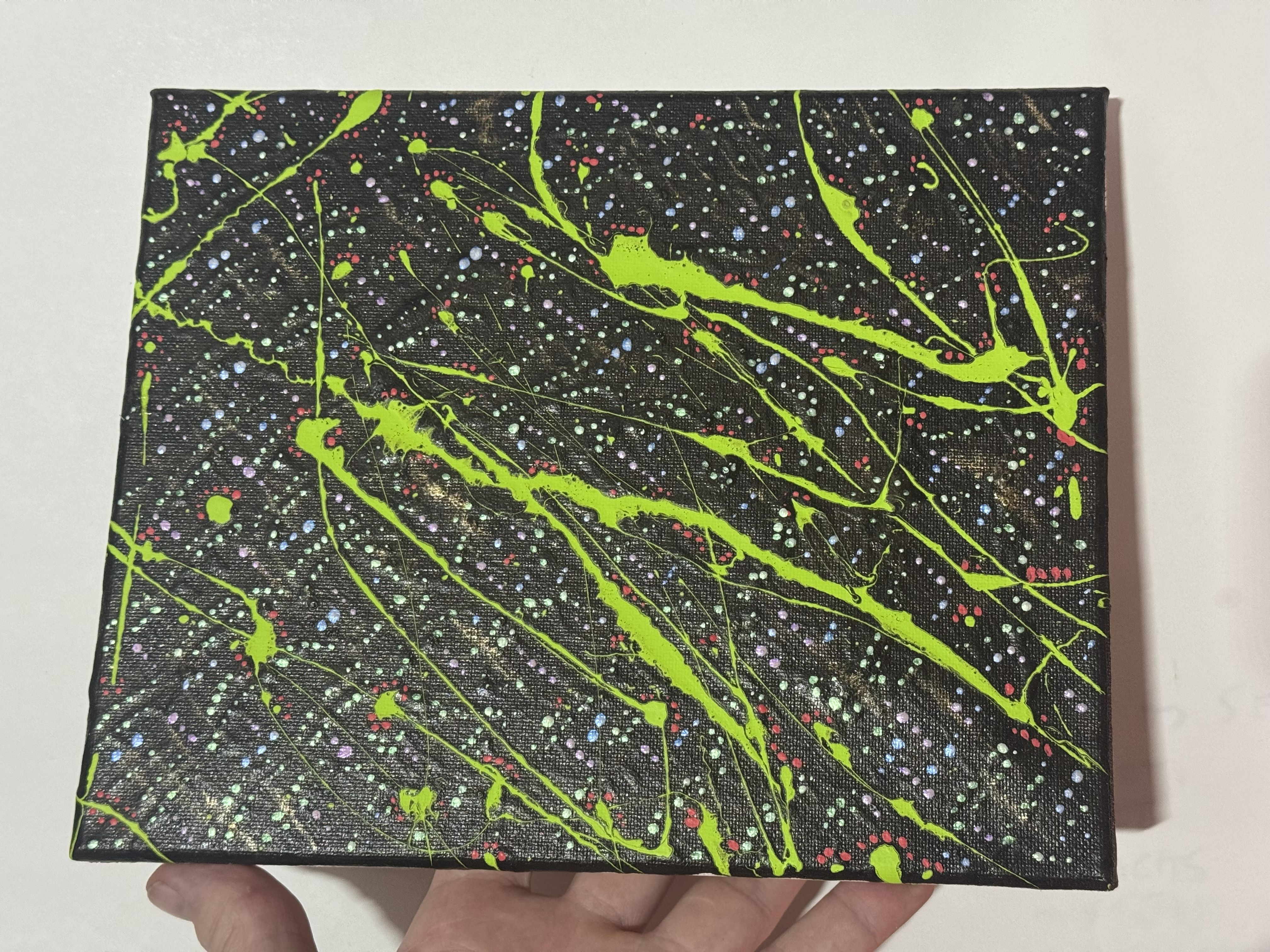 Neon Splatter Constellation