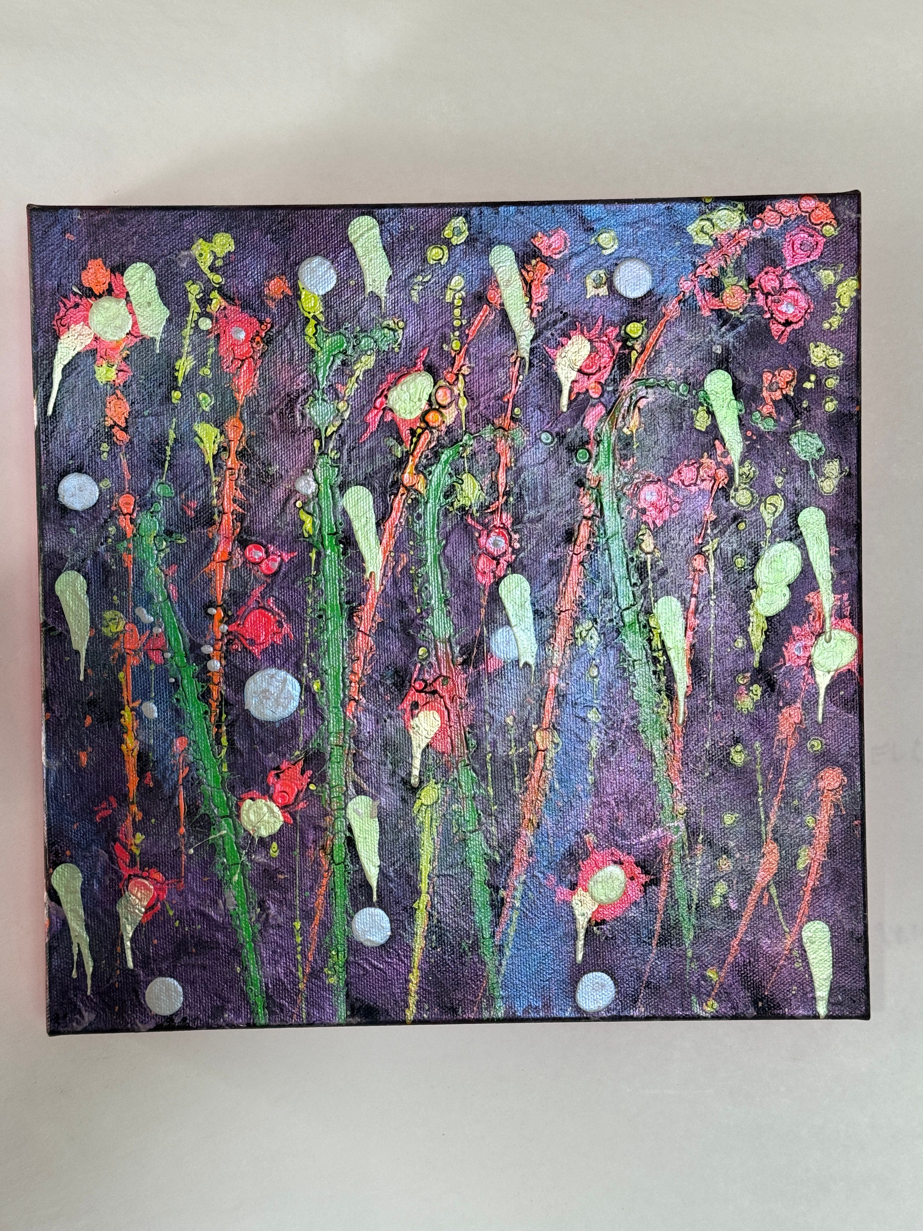 Neon Botanical Fever Dream