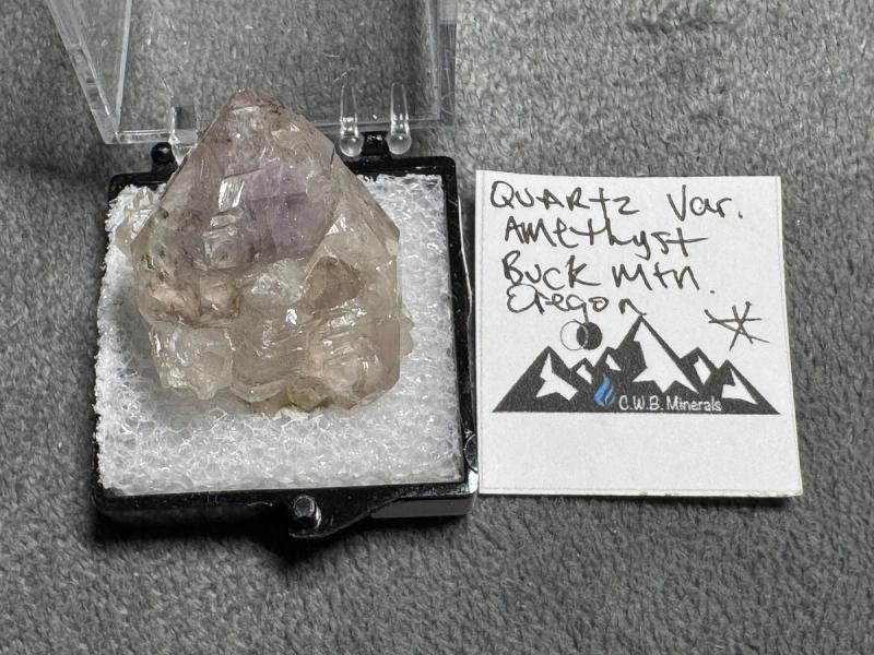Quartz Var. Amethyst — Buck Mtn, Oregon