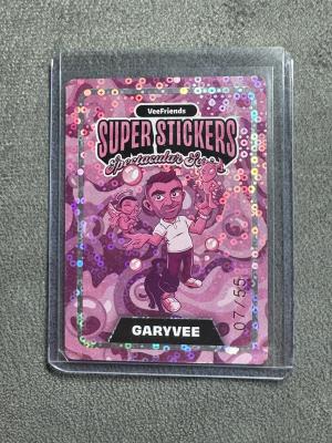 VeeFriends Super Stickers Spectacular Series GaryVee Bubble Gum / Bubble Gum Spectacular Match Numbered 07/55