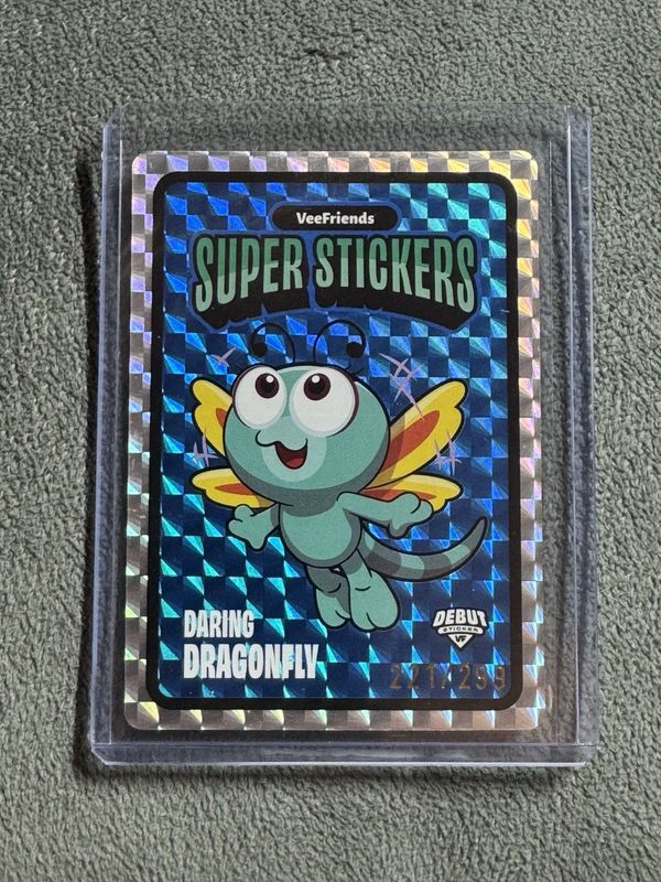 2026 VeeFriends Super Stickers Debut Daring Dragonfly Sticker 221/299