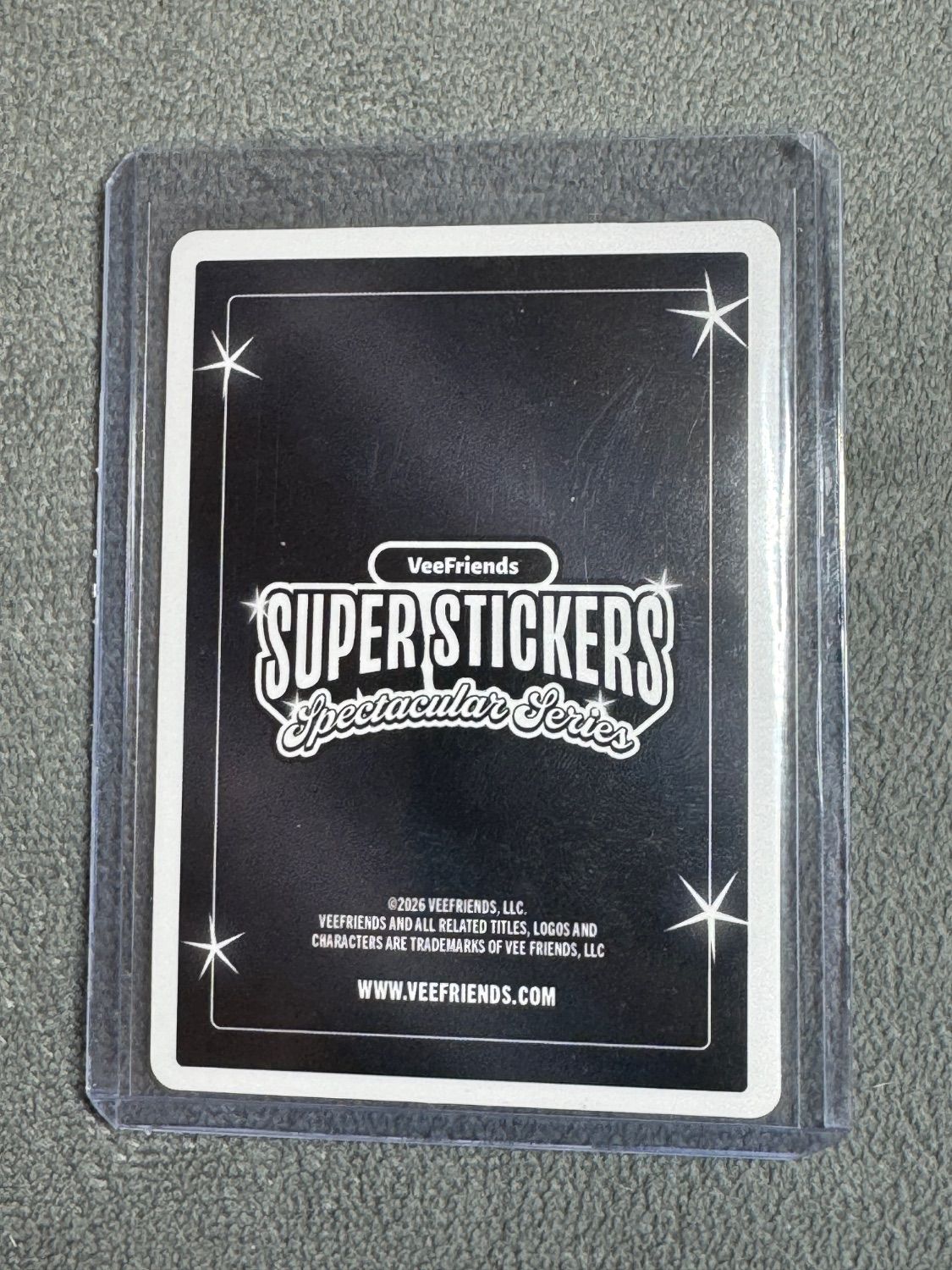 VeeFriends Super Stickers Spectacular Series Very Very Very Very Lucky Black Cat Diamond Base
