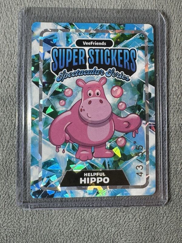 2026 VeeFriends Spectacular Series Helpful Hippo 43/55 Serial Numbered