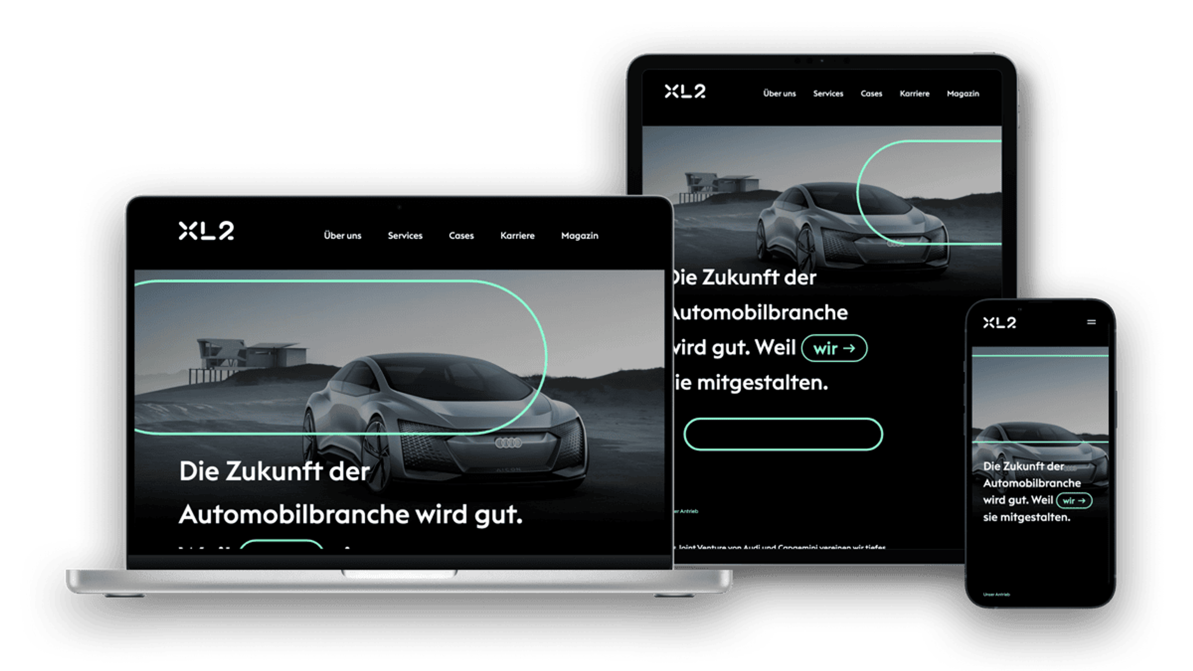 XL2 website screenshot