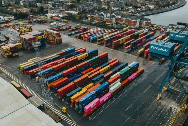 Cargo containers, Scotland
