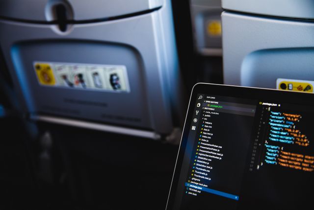 Working on a plane - making international payments
