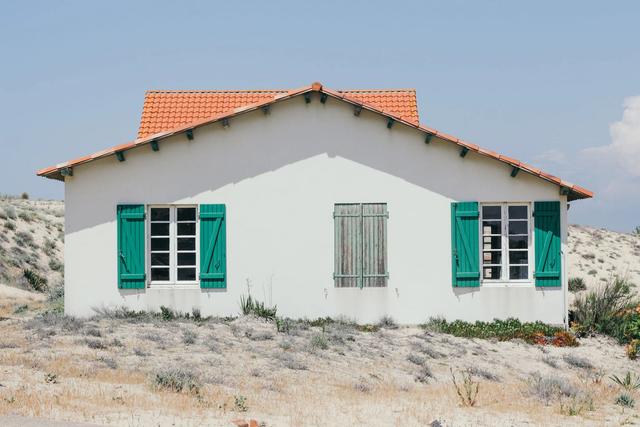 Foreign property house on the beach