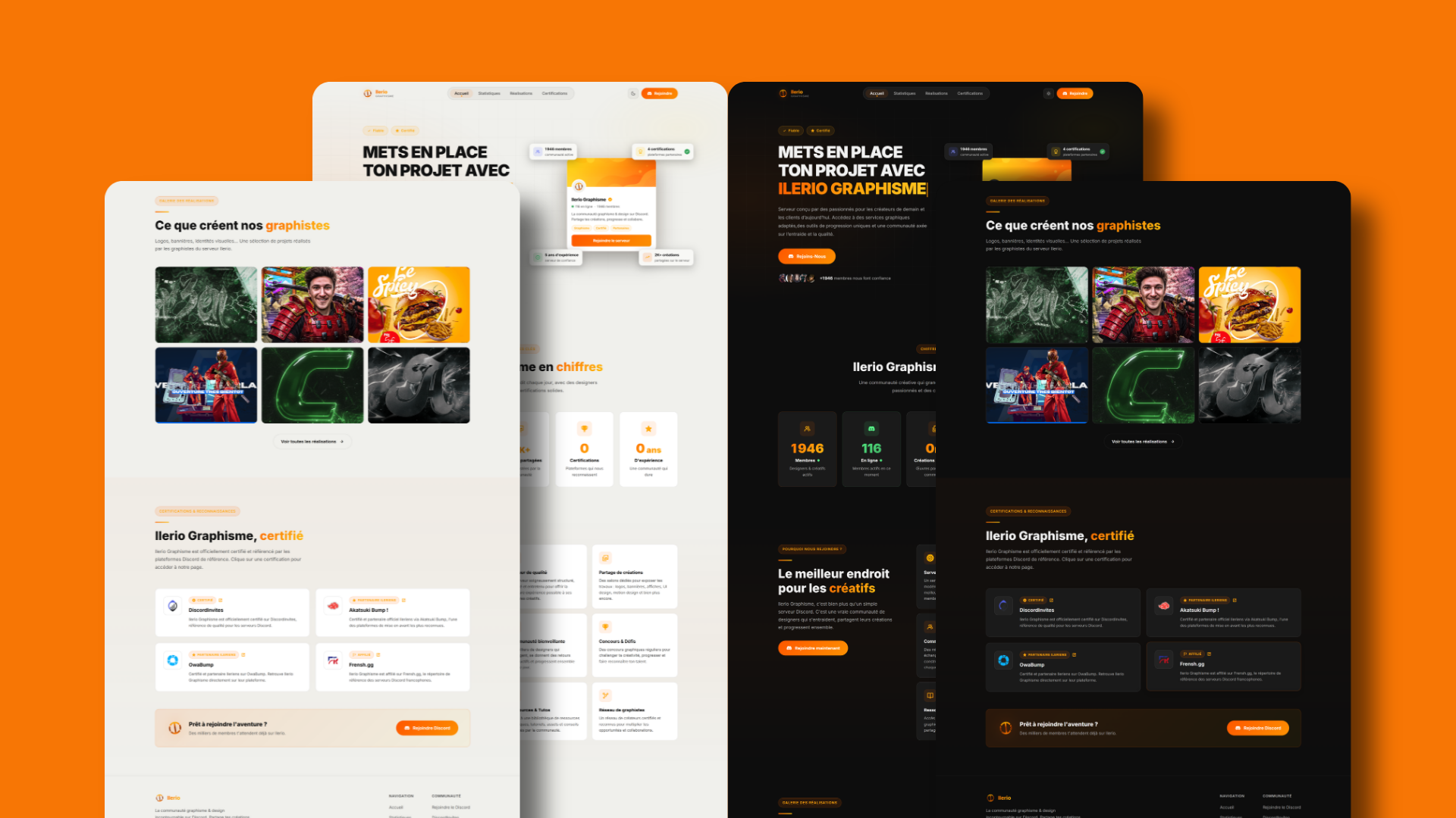 Ilério Graphisme — Site vitrine pour graphiste indépendant
