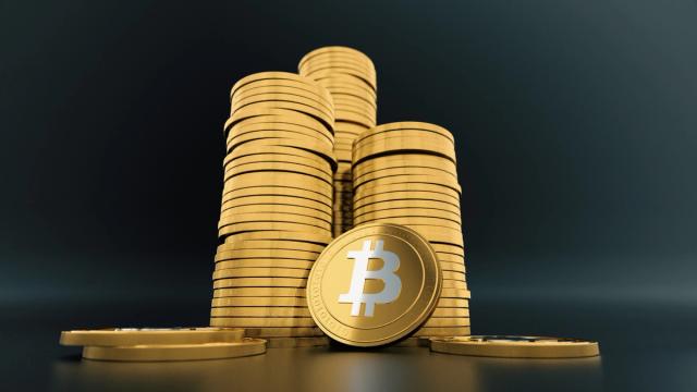 Stacked Bitcoins