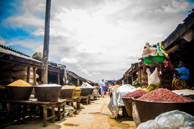 A Nigerian Food Market