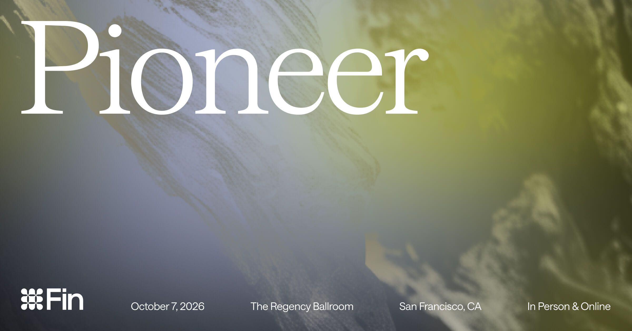 Fin Pioneer 2026 logo