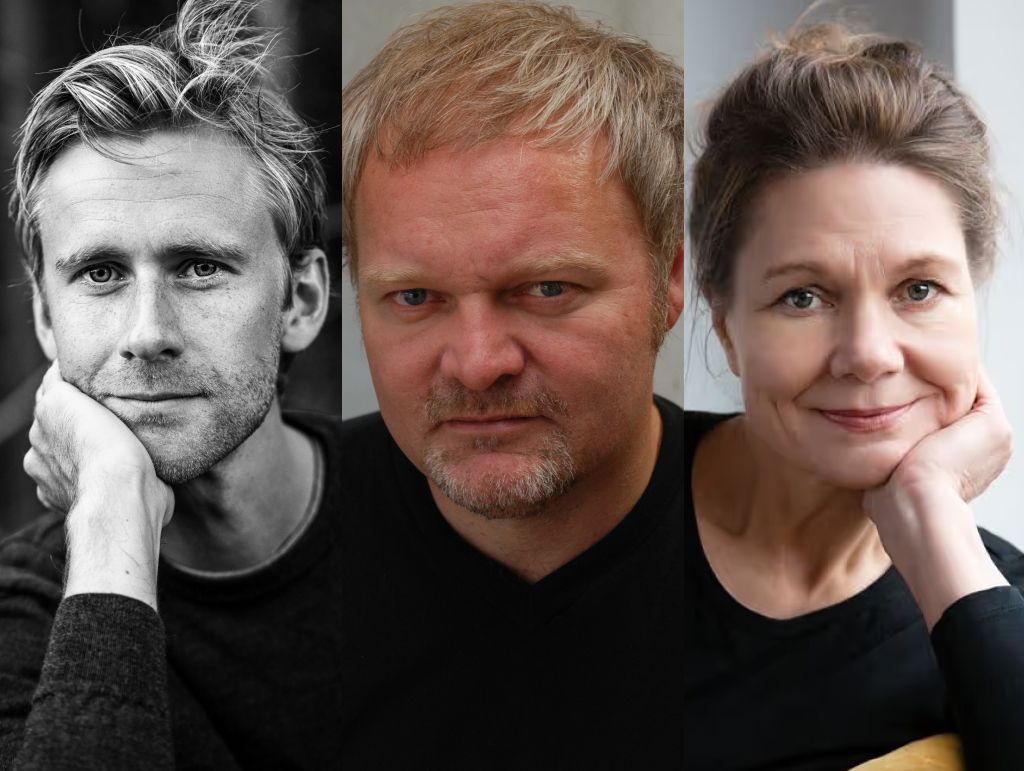 Portrett av Sigurd Hverven, Lars Backe Madsen og Lena Lindgren