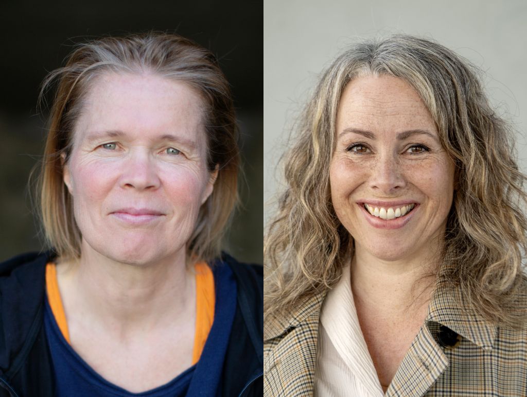 Portrett av Ia Genberg og Gunnhild Øyeheuag