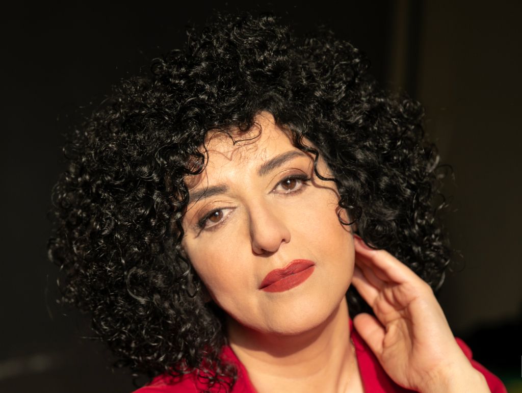 Portrett av Narges Mohammadi