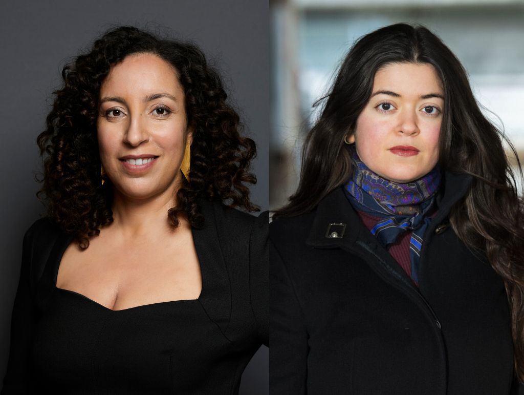 Portrett av Najat El Hachmi og Nancy Herz