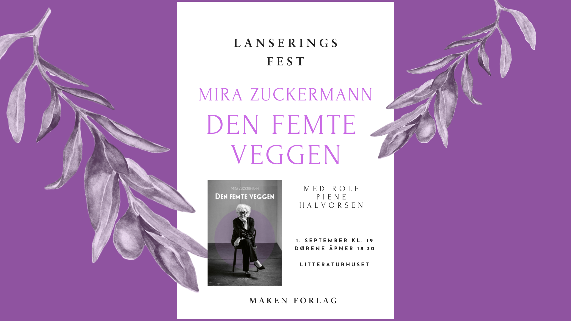 Lansering av "Den femte veggen"