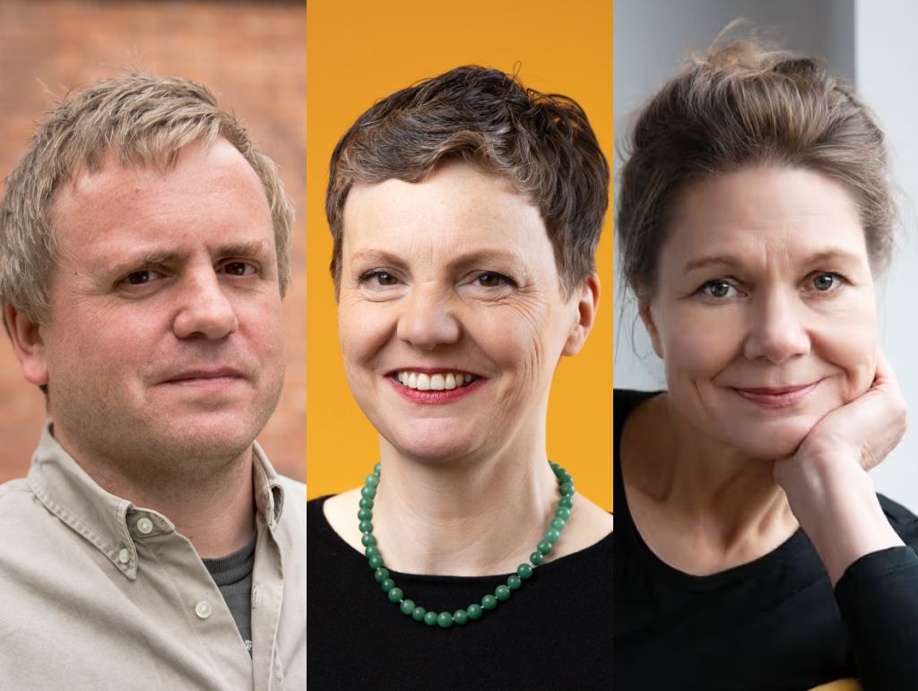 Portrett av Aksel Kielland, Jill Walker Rettberg og Lena Lindgren