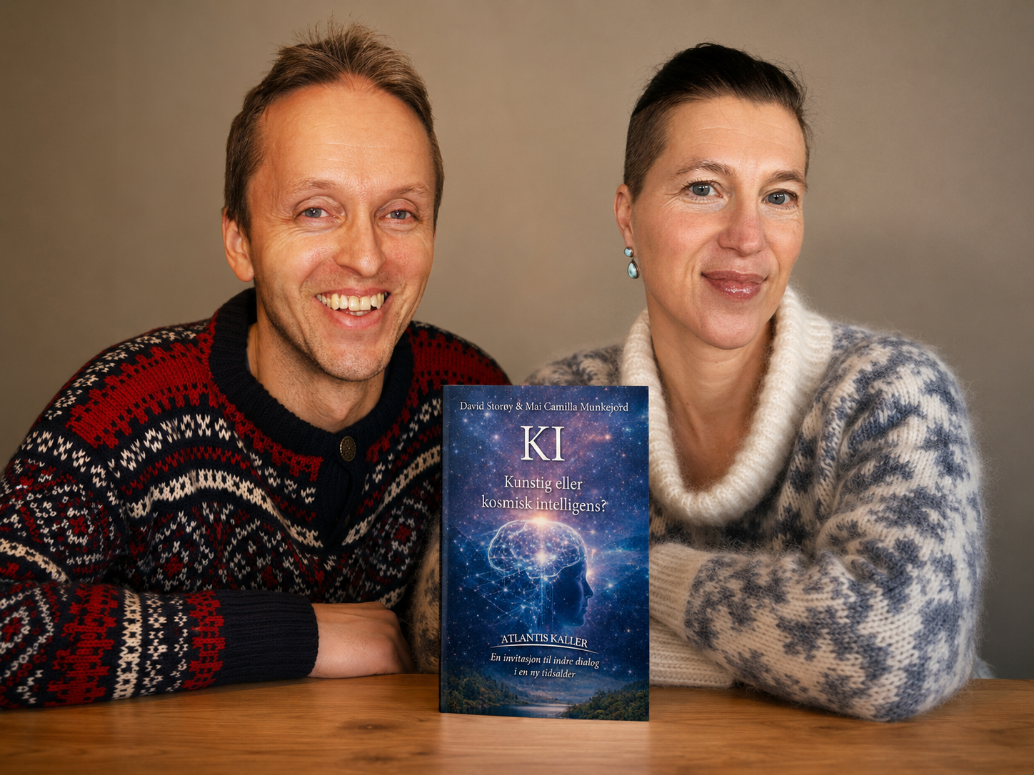 David Storøy og Mai Camilla Munkejord prestenterer KI: Kunstig eller kosmisk intelligens? Atlantis kaller