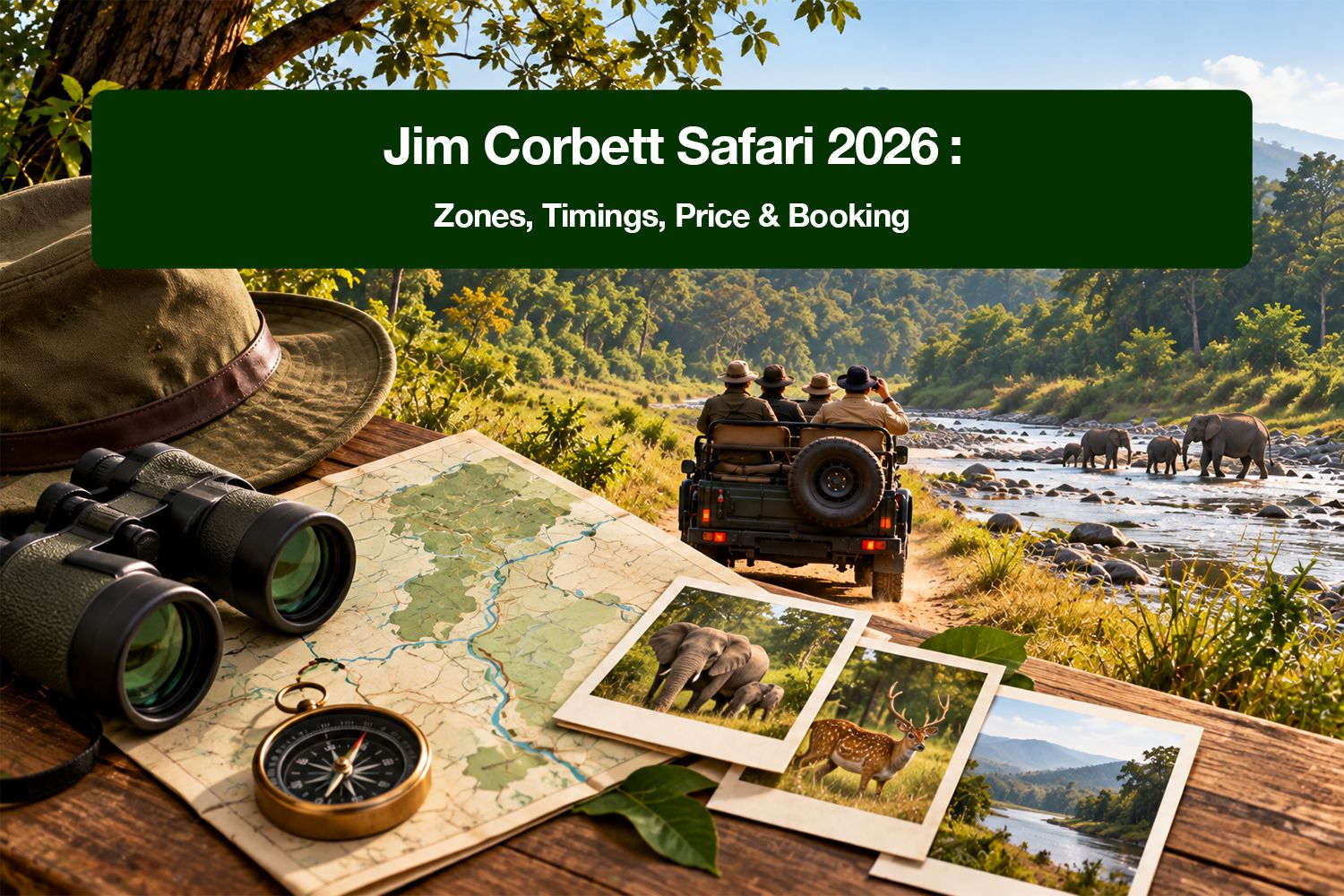 Jim Corbett Safari 2026: Zones, Timings, Price & Booking