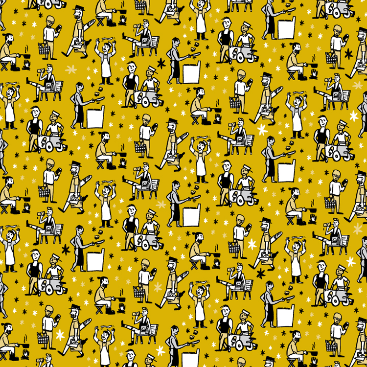 Jarry magazine endpapers