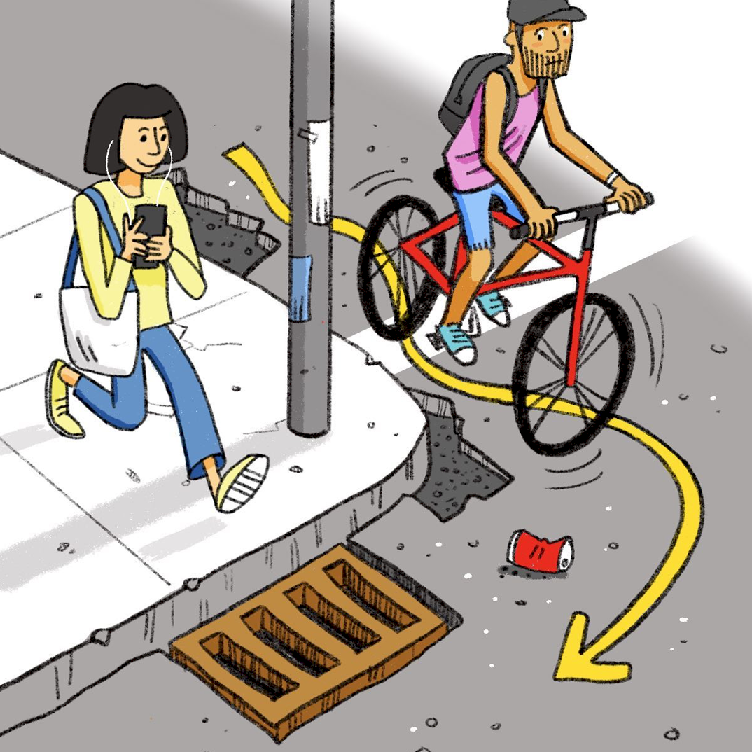 commuting in traffic