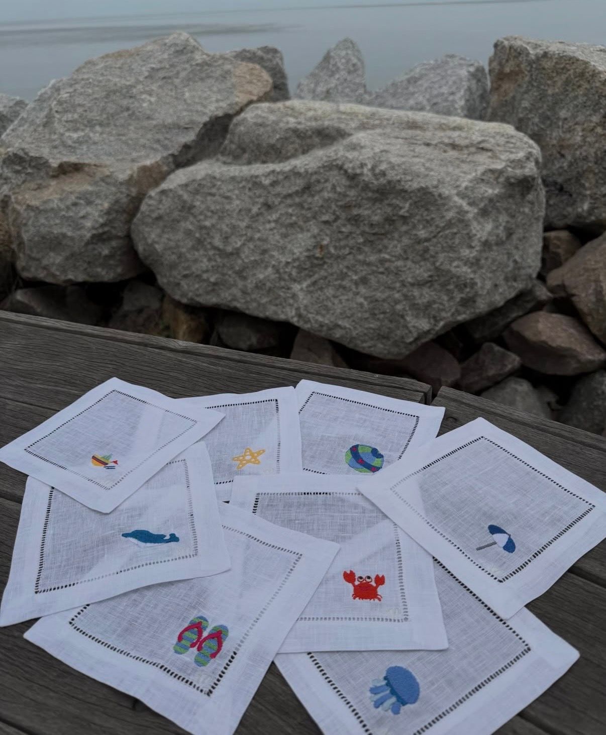 By the Sea Cocktail Napkins