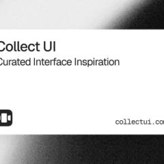 CollectUI - Daily Design Inspiration