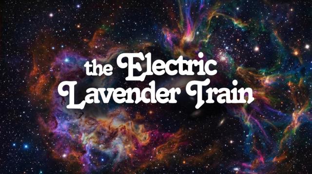The Electric Lavender Train T-Shirt