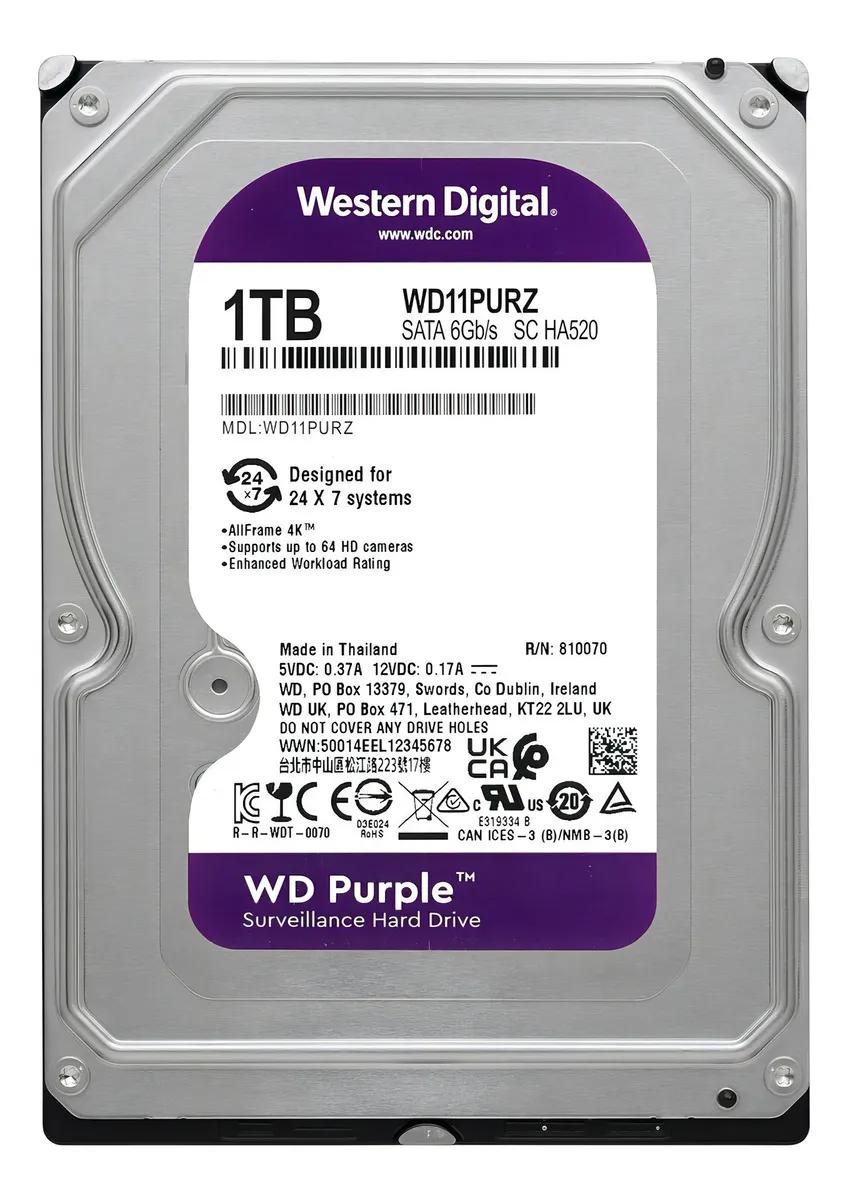 Disco Duro WD Purple 1TB