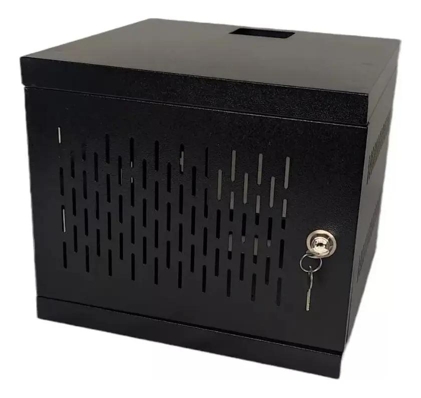 Gabinete Rack Tipo Cubo PEQUEÑO Para Dvr 28cmx38cmx38cm + Bandeja