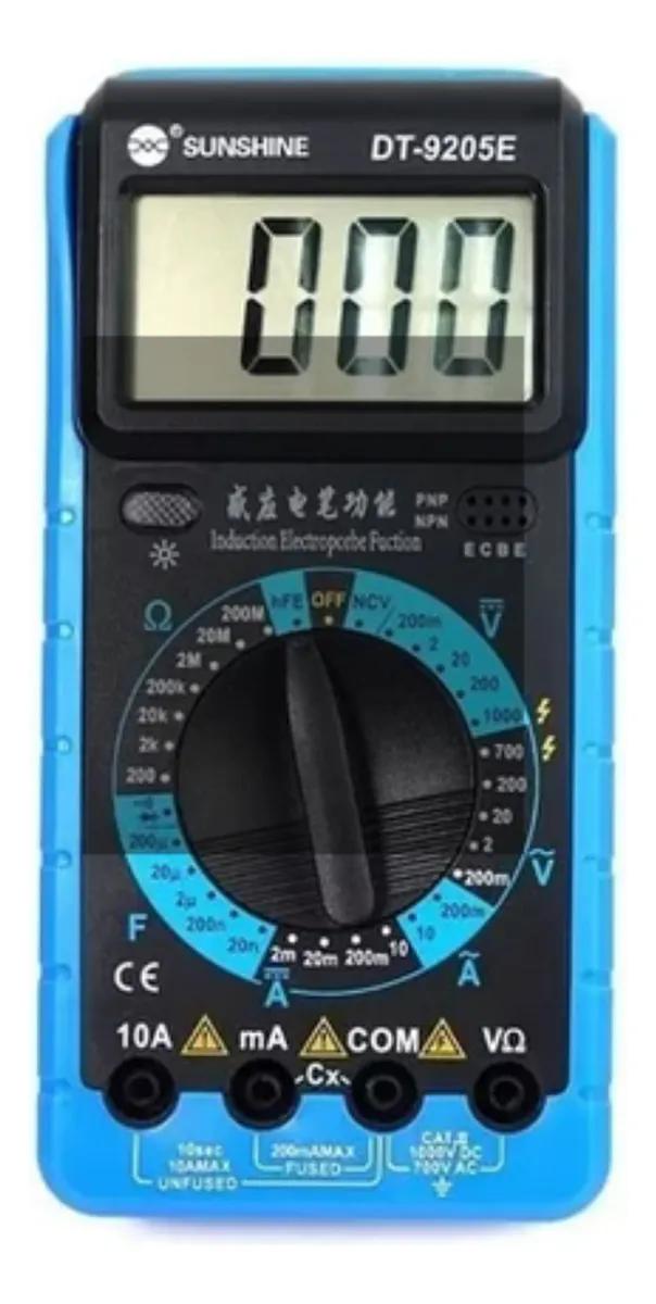 Multimetro Digital Marca Sunshine Modelo Dt 9205e
