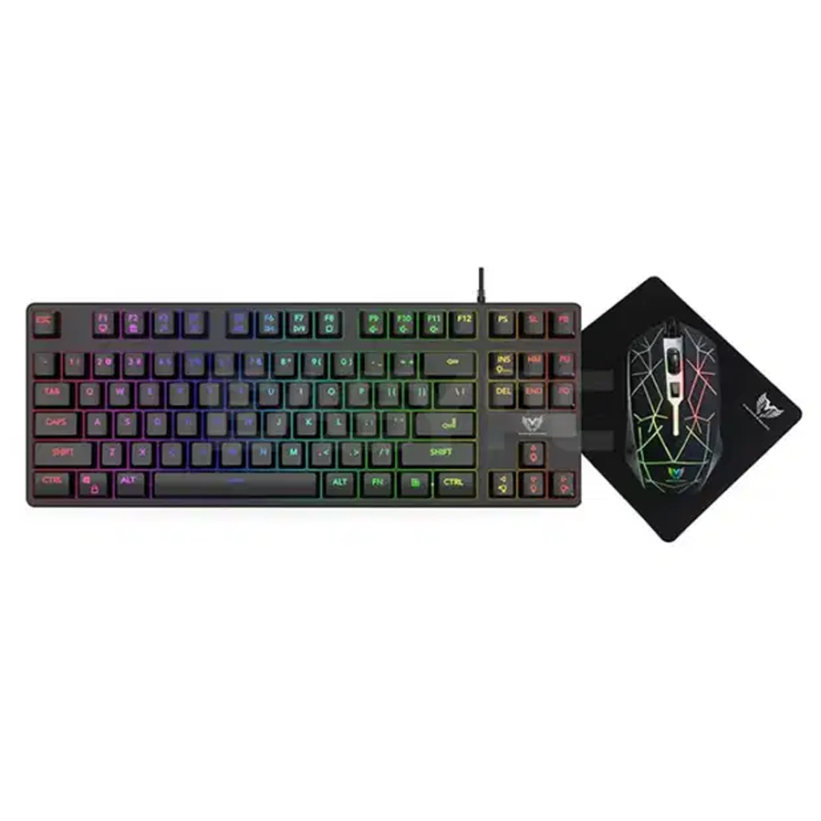COMBO TECLADO MOUSE Y MOUSEPAD STARWAVE SW-CGM1018