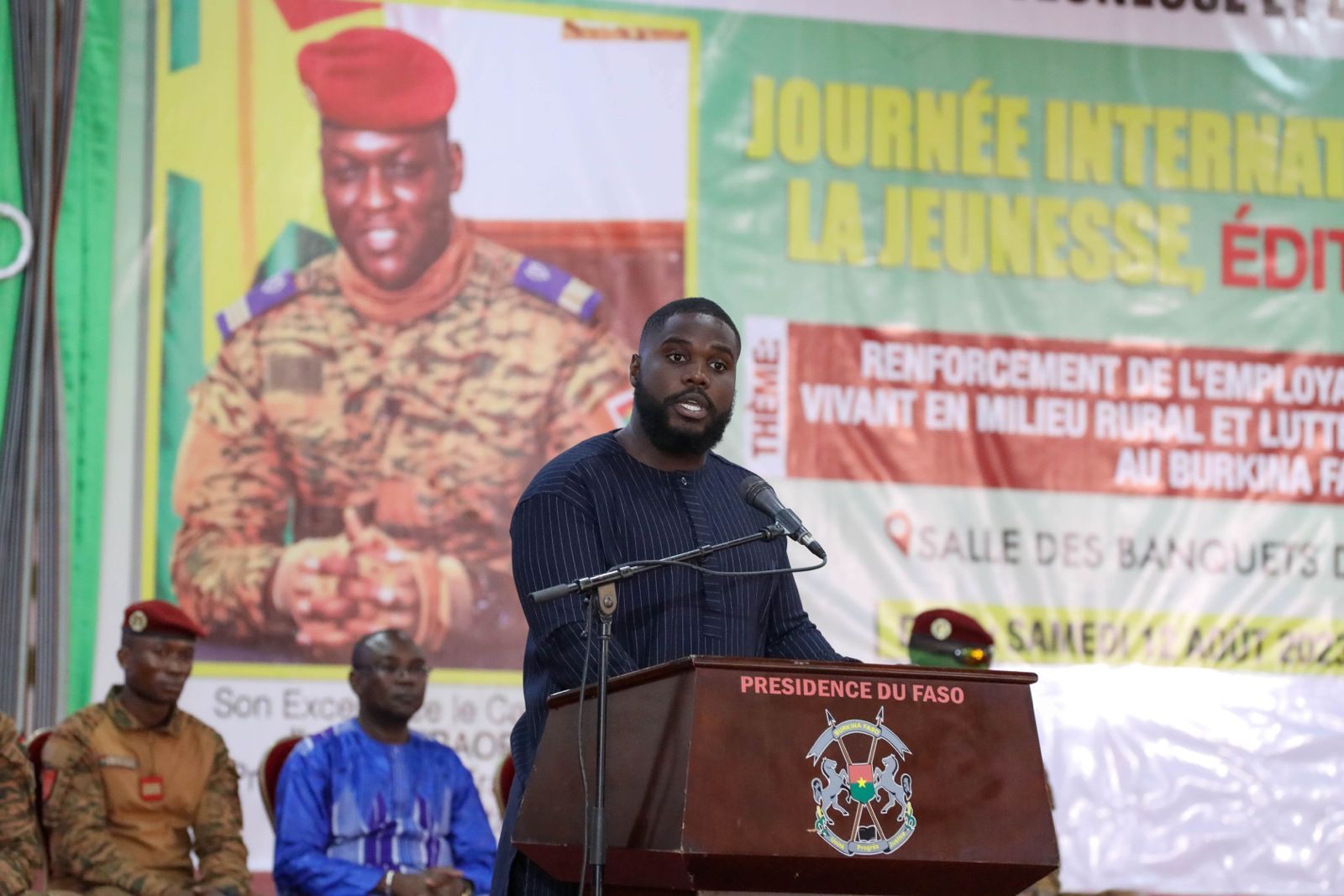 Discours au nom de la délégation de l'Union Pan Africaine de la Jeunesse à Ouagadougou