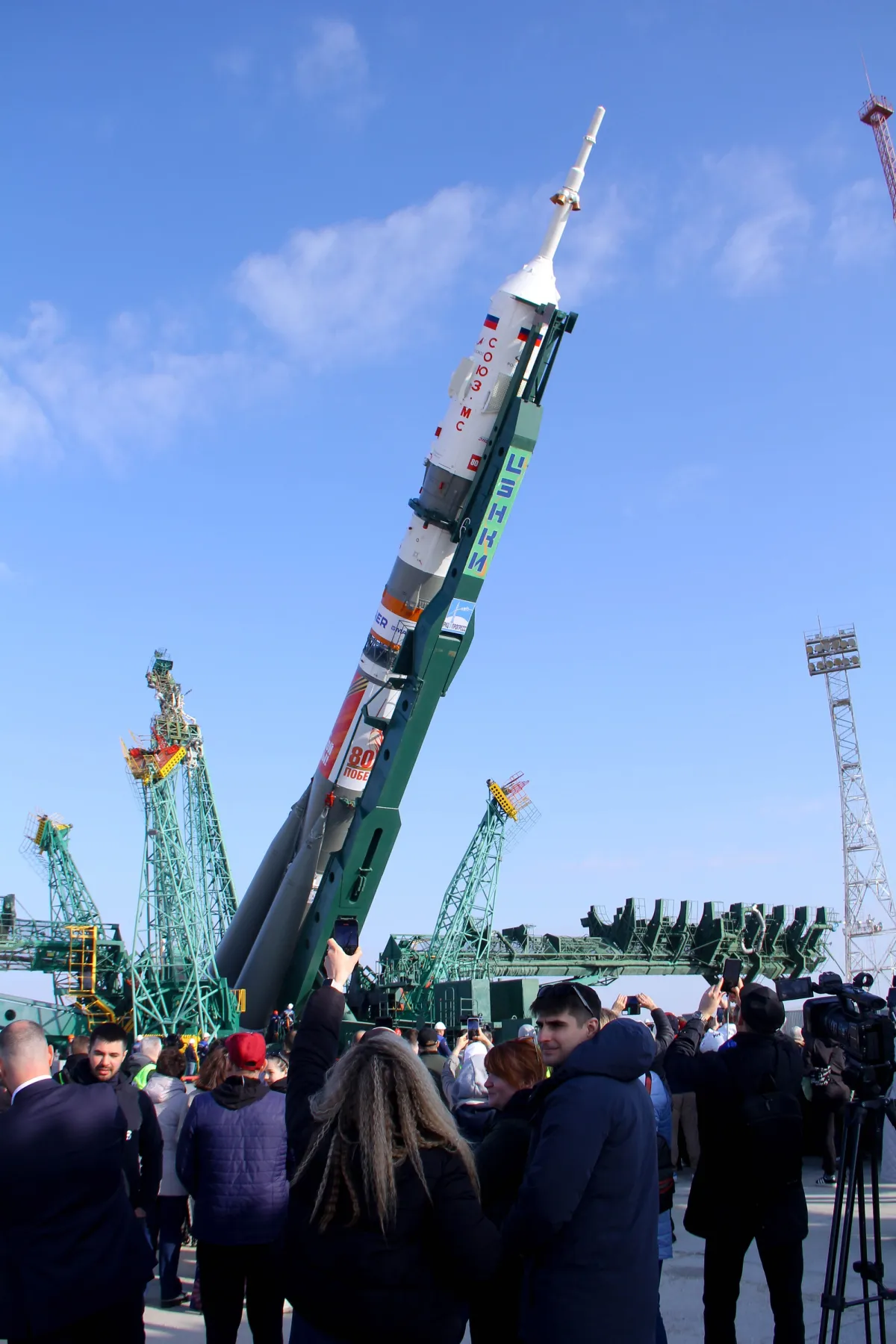 Вертикализация РН Союз