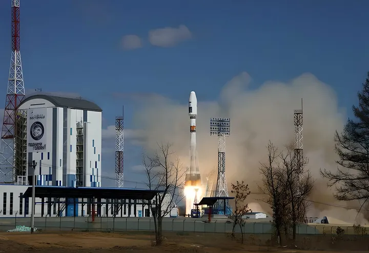 Запуск с космодрома Восточный