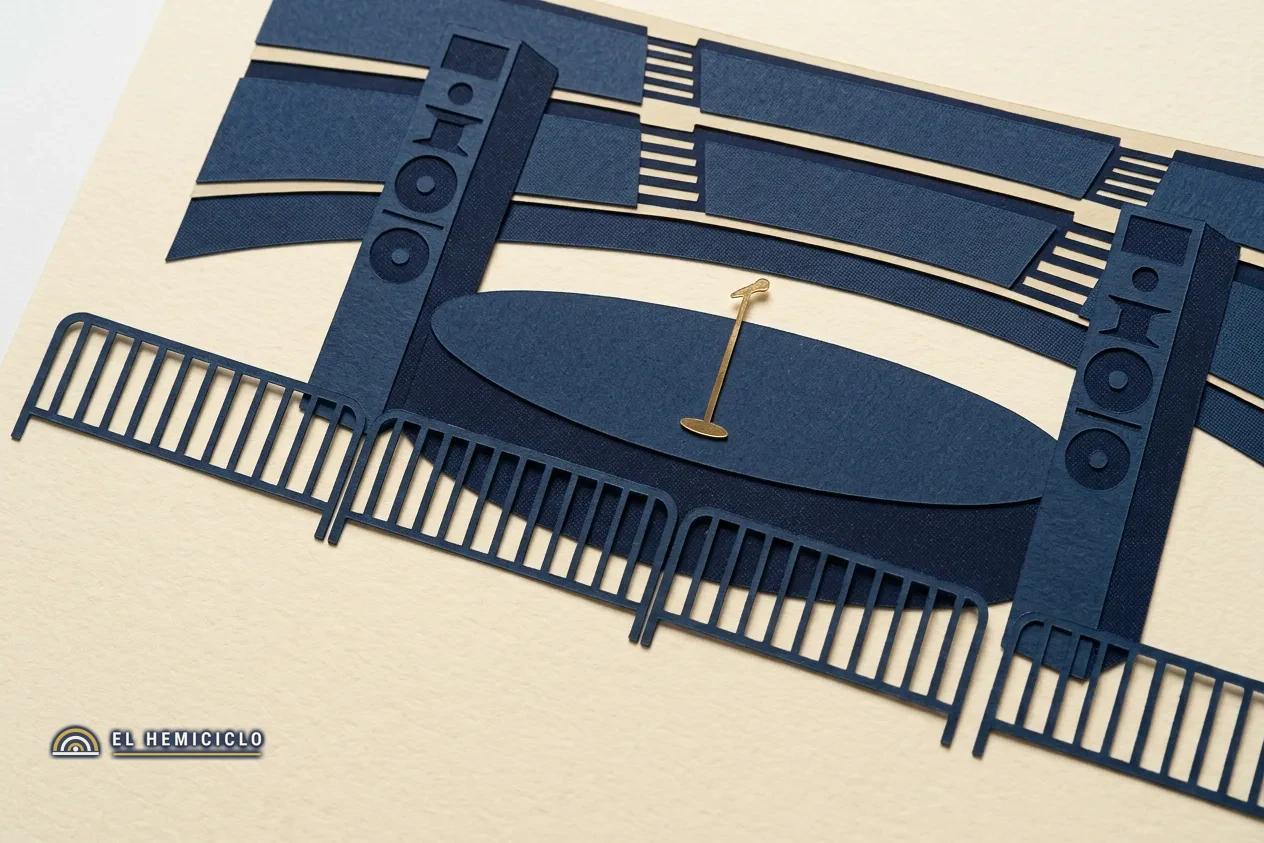 Ilustración de El Hemiciclo · el recinto Iberdrola Music vacío tras el concierto