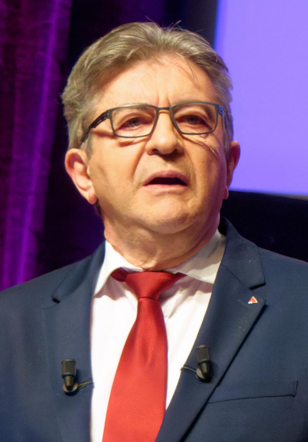 Retrato de Jean-Luc Mélenchon