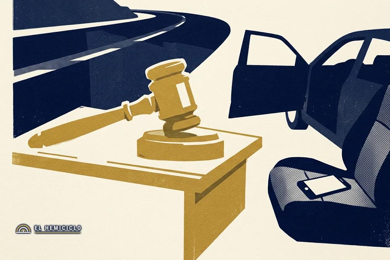 Ilustración de El Hemiciclo · el fallo arbitral contra Uber por la muerte en la autopista