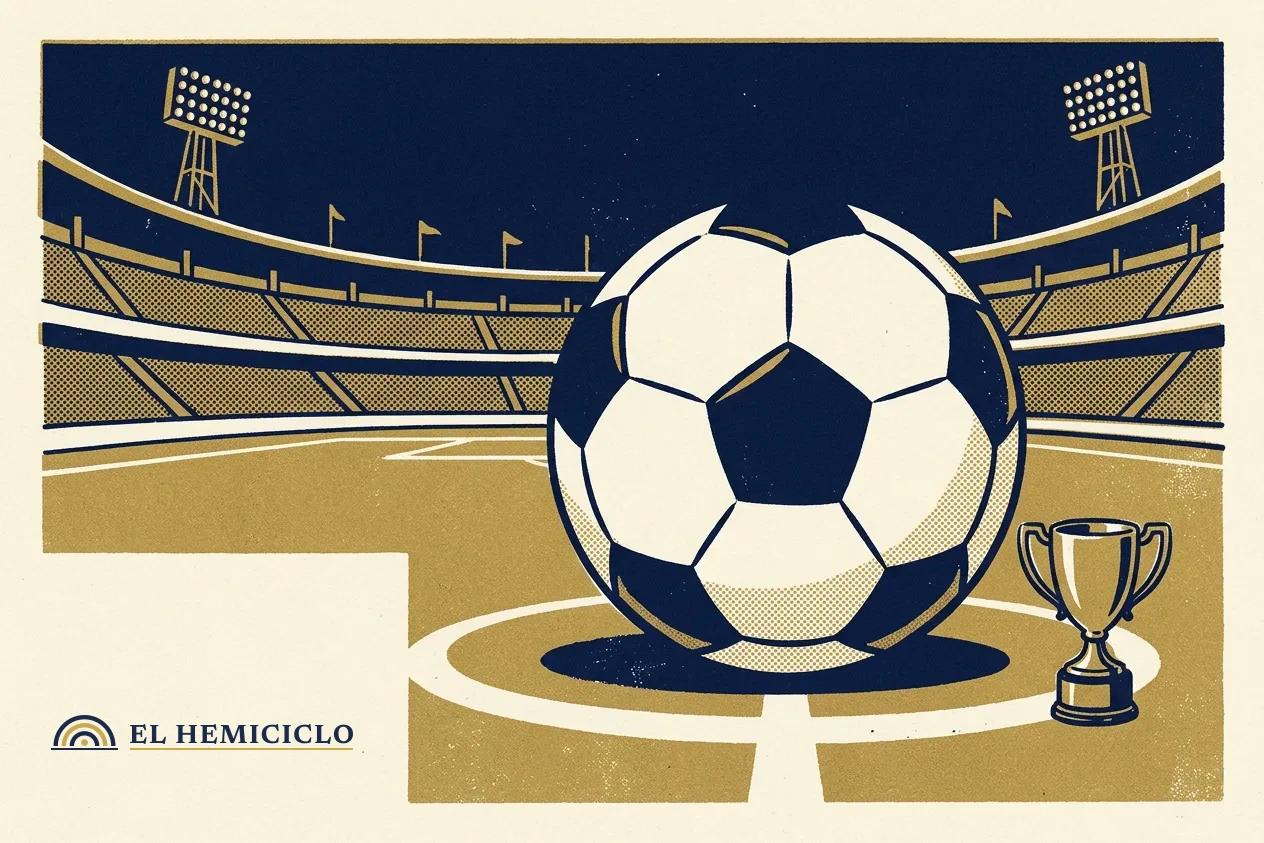 Ilustración de El Hemiciclo · el debut de España en la Nations League, el balón