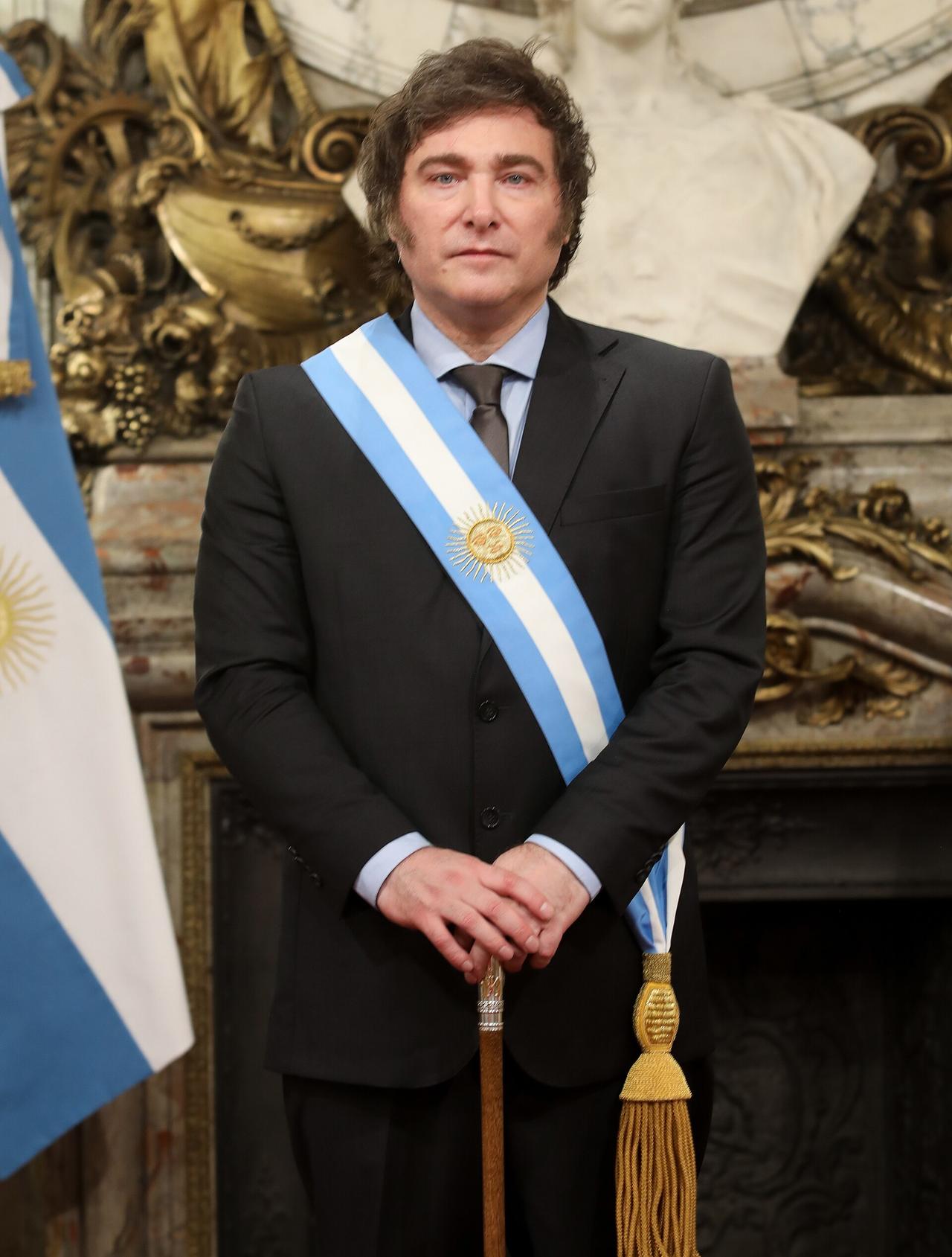 Retrato de Javier Milei