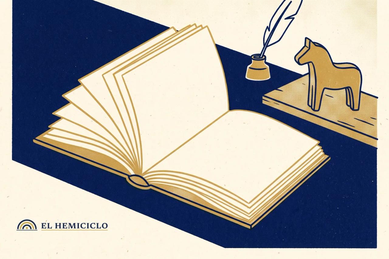 Ilustración de El Hemiciclo · el diario del escritor y el caballito de la infancia