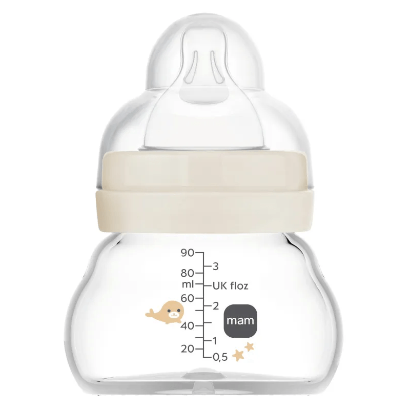 Biberó MAM Cristal Feel Good flux extra lent 90 ml