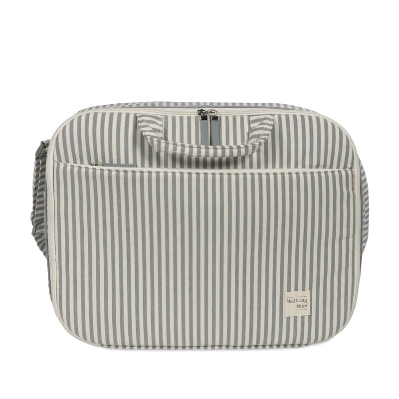 Maleta Praliné rayas matcha