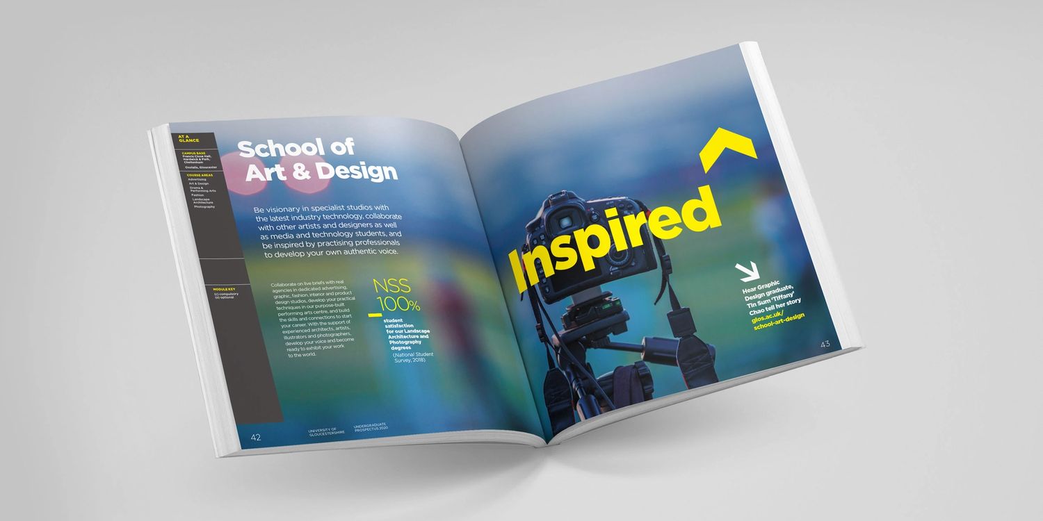 University of Gloucestershire booklet