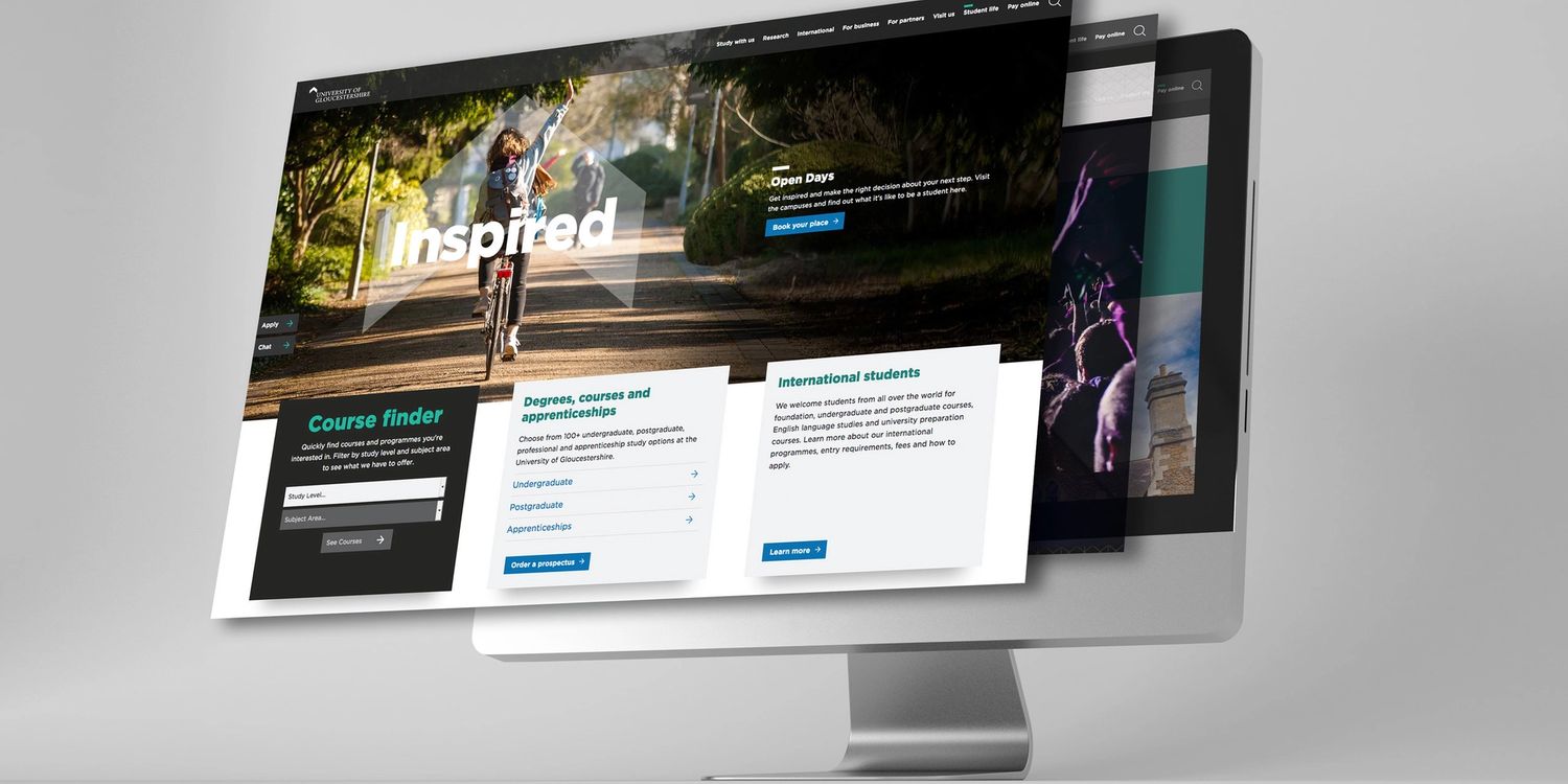 University of Gloucestershire Website
