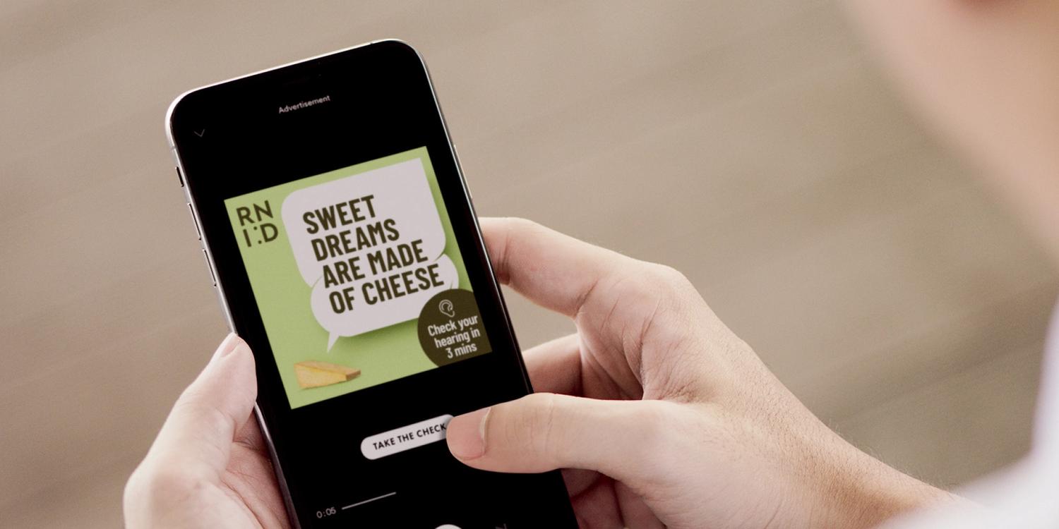 RNID campaign Spotify advert