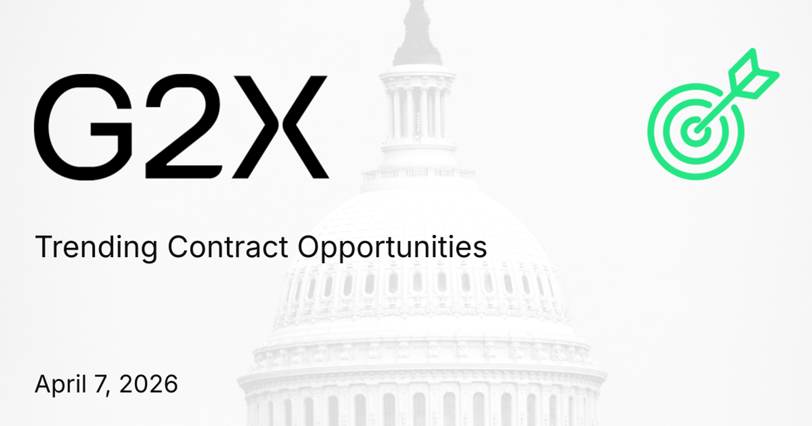 Cover image for Top Trending Contract Opportunities - April 7, 2026